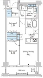 グリーンレジデンス赤坂の物件間取画像